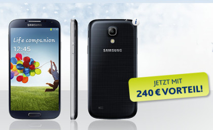 EWE Tarifaktion Samsung Galaxy S4 für 1 Euro