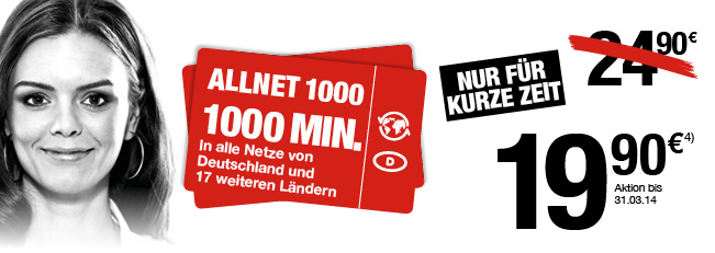 Ortel Mobile Allnet 1000 für nur 19,90 Euro im ersten Monat