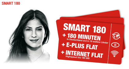 Neue Zusatzoption Smart 180 für Auslandstelefonie und Internet-Flat