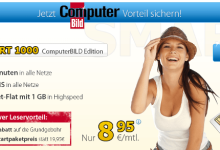 ComputerBILD und DetuschlandSIM Leseraktion – SMART 1000 4 Euro günstiger