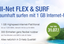 GMX.DE und WEB.DE : 1 GB Internet-Flat im Vodafone Netz