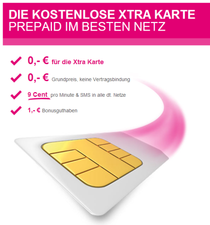 Xtra Frei-Karte von Telekom