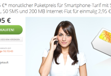 Groupon Deal - DeutschlandSIM Smatphone Tarif 2,95 Euro