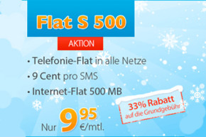 DiscoPLUS-Aktion: Allnet- & Internet-Flat 9,95 Euro – monatlich Kündbar
