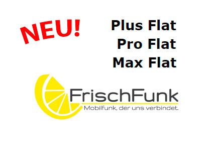 FrischFunk: Neue Allnet-Flats mit Datenvolumen