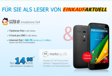 Allnet-Flat von DeutschlandSIM inkl. Moto G für nur 14,95 Euro im Monat