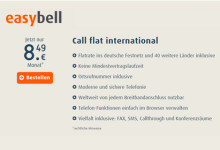 easybell Call flat international