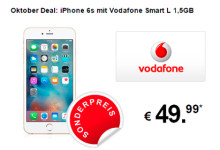 7mobile Oktober Deal: iPhone 6s mit Vodafone Smart L