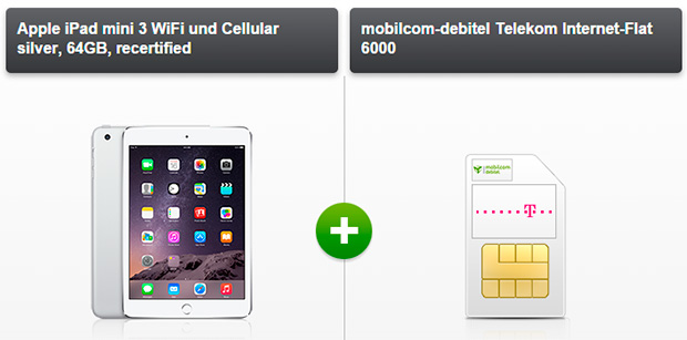 iPad Mini 3 Telekom Internet-Flat 6000
