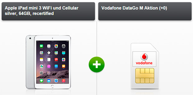 iPad Mini 3 + Vodafone DataGo M