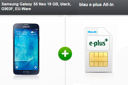 modeo - Samsung Galaxy S5 Neo 16 Gb Blau E-plus All-in