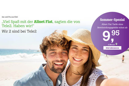 Tele2 - Allnet-Flats Sommer-Spezial-420