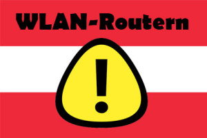 WLAN-Routern - Warning