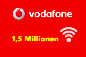 Vodafone 1,5 Millionen Hotspots