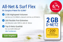 GMX - All-Net & Surf-Flex 2 GB